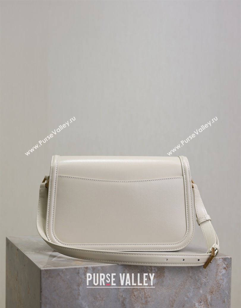 Saint Laurent Solferino Medium Bag in Box Leather White 2025 8323300 (YY-250801054)