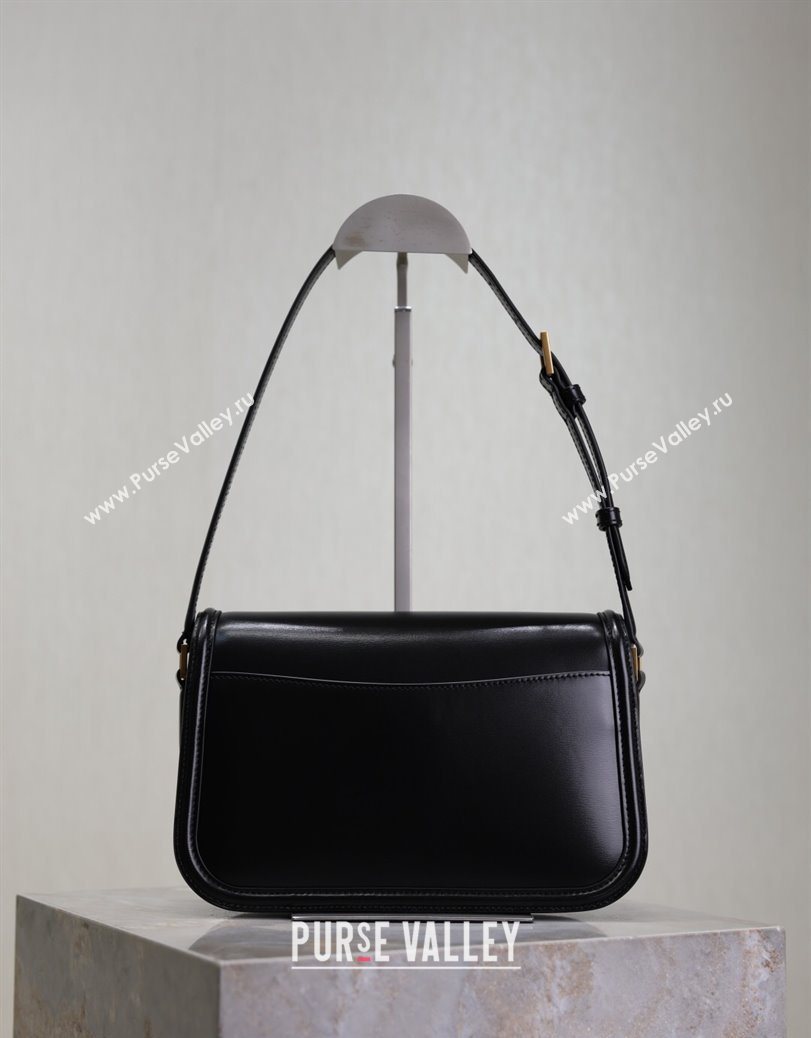Saint Laurent Solferino Medium Bag in Box Leather Black 2025 8323300 (YY-250801055)