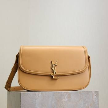 Saint Laurent Solferino Large Bag in Box Leather Light Hazelnut 2025 832332 (YY-250801058)