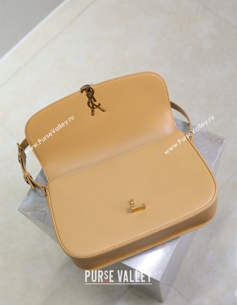 Saint Laurent Solferino Large Bag in Box Leather Light Hazelnut 2025 832332 (YY-250801058)