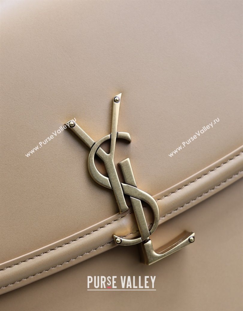 Saint Laurent Solferino Large Bag in Box Leather Light Hazelnut 2025 832332 (YY-250801058)