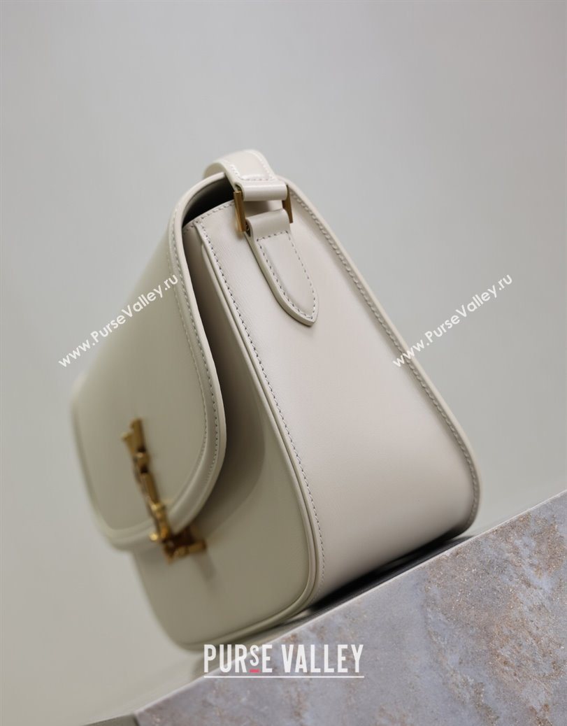 Saint Laurent Solferino Large Bag in Box Leather White 2025 832332 (YY-250801059)