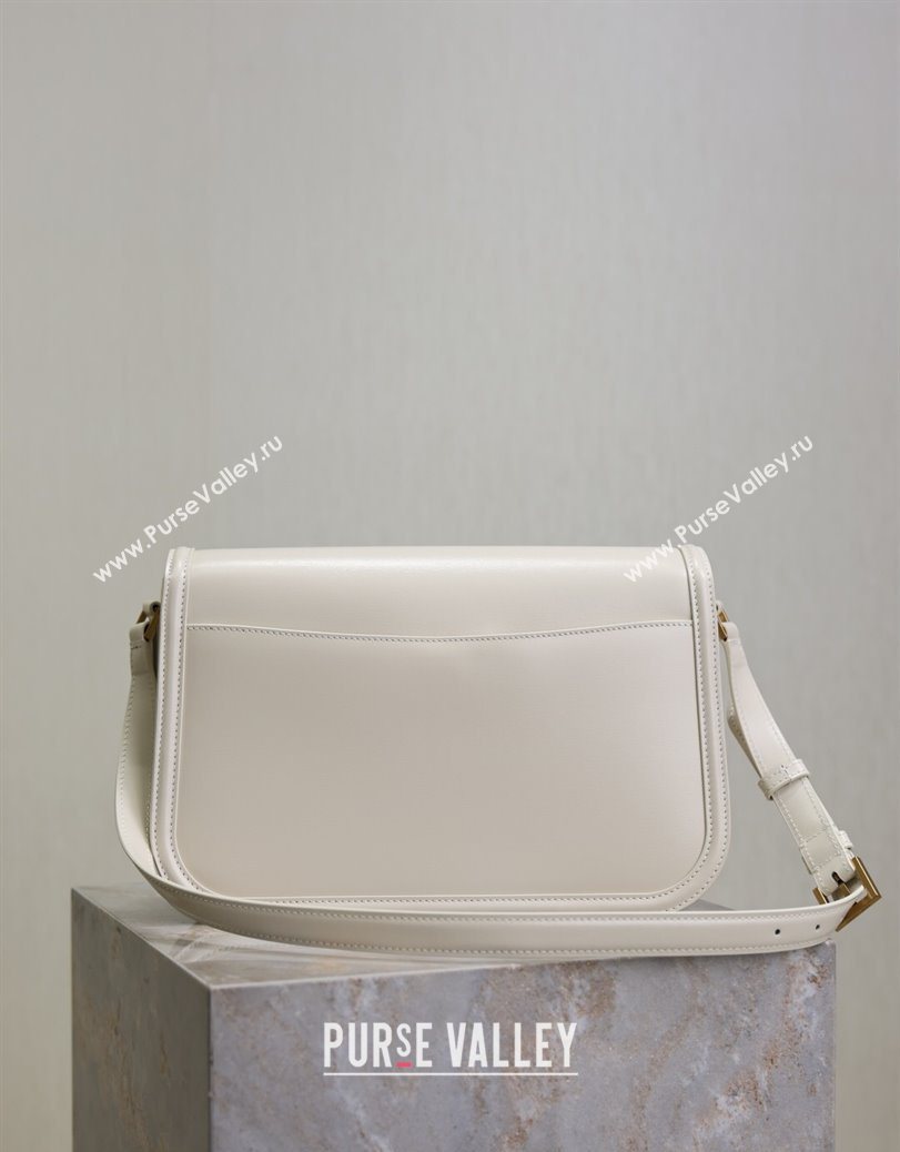 Saint Laurent Solferino Large Bag in Box Leather White 2025 832332 (YY-250801059)