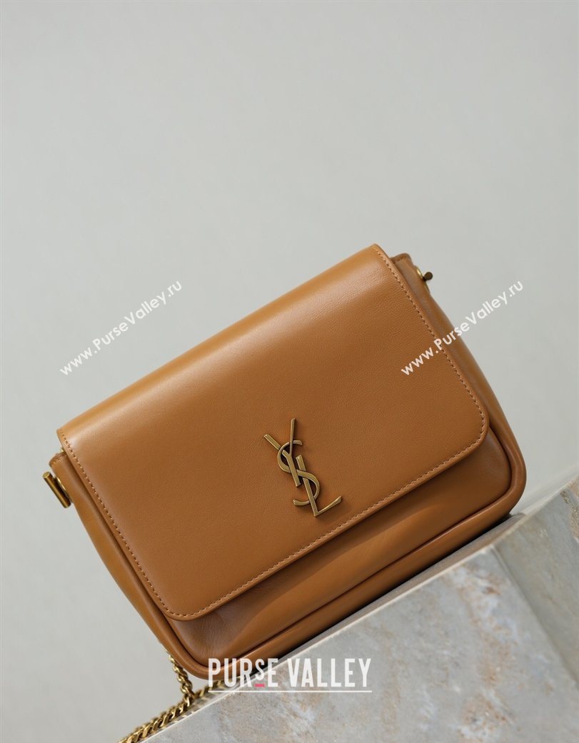 Saint Laurent Kate Chain Bag in Smooth Leather Clay Yellow 2026 544116 (YY-260119053)