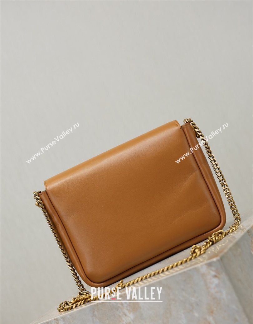 Saint Laurent Kate Chain Bag in Smooth Leather Clay Yellow 2026 544116 (YY-260119053)