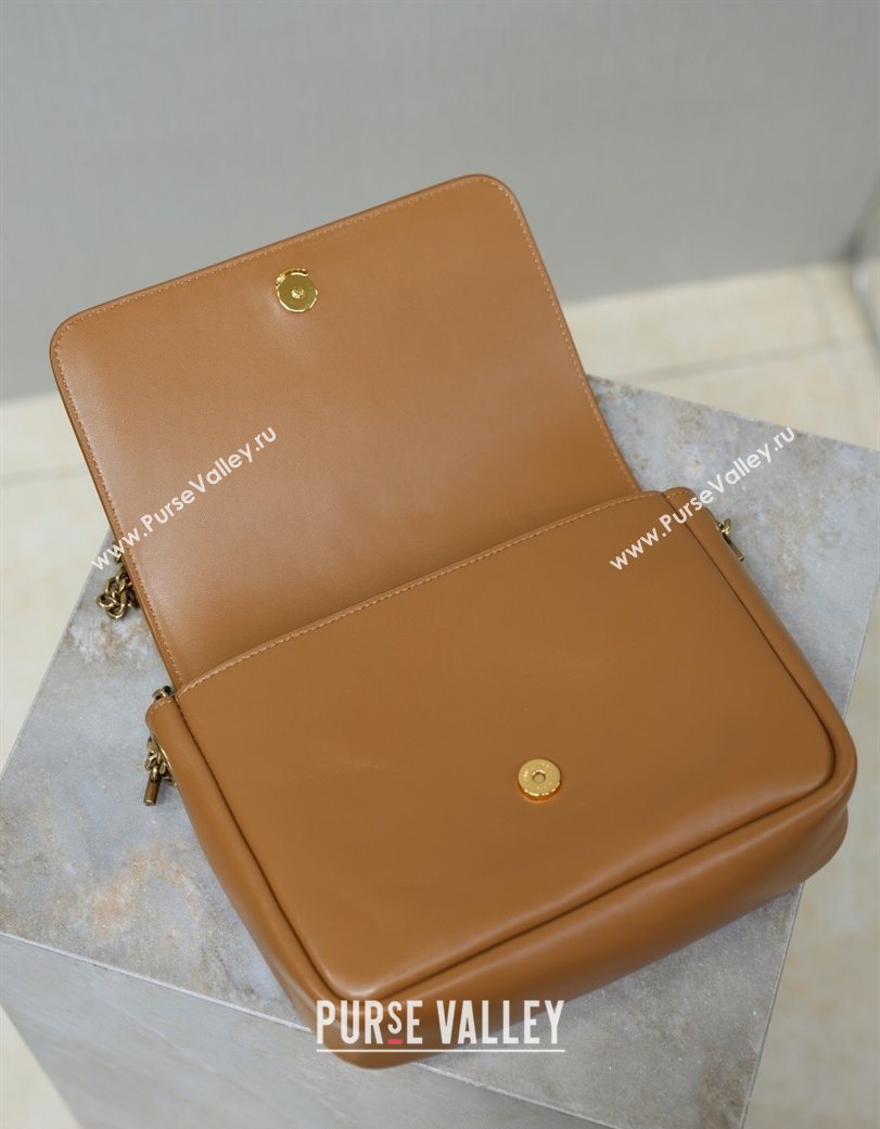 Saint Laurent Kate Chain Bag in Smooth Leather Clay Yellow 2026 544116 (YY-260119053)