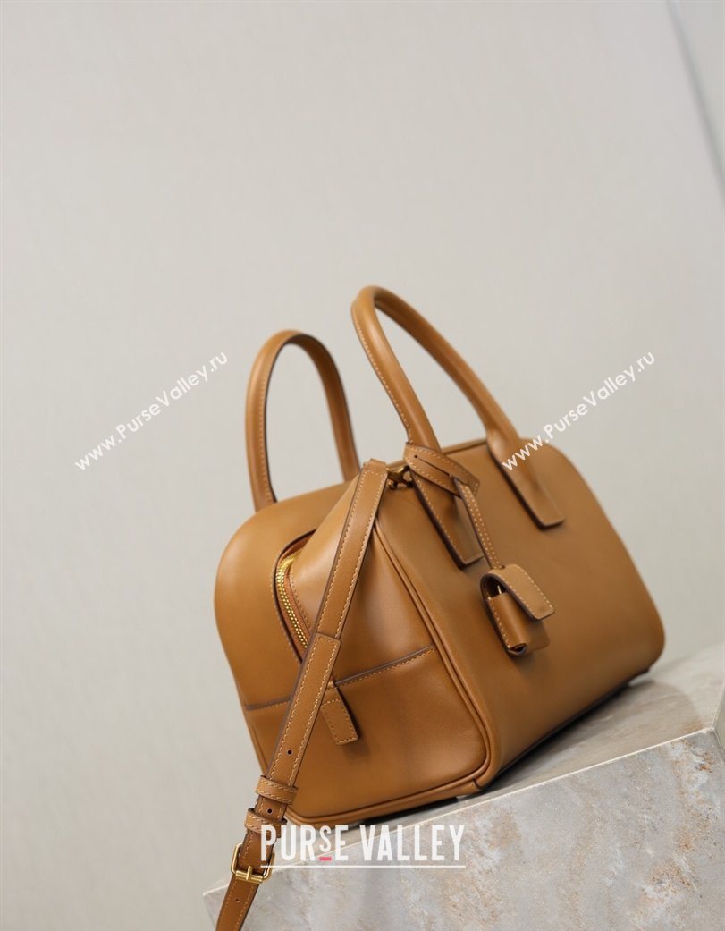 Saint Laurent SAC DE JOUR Boston Bag in Smooth Leather Brown 2026 851694 (YY-260119055)