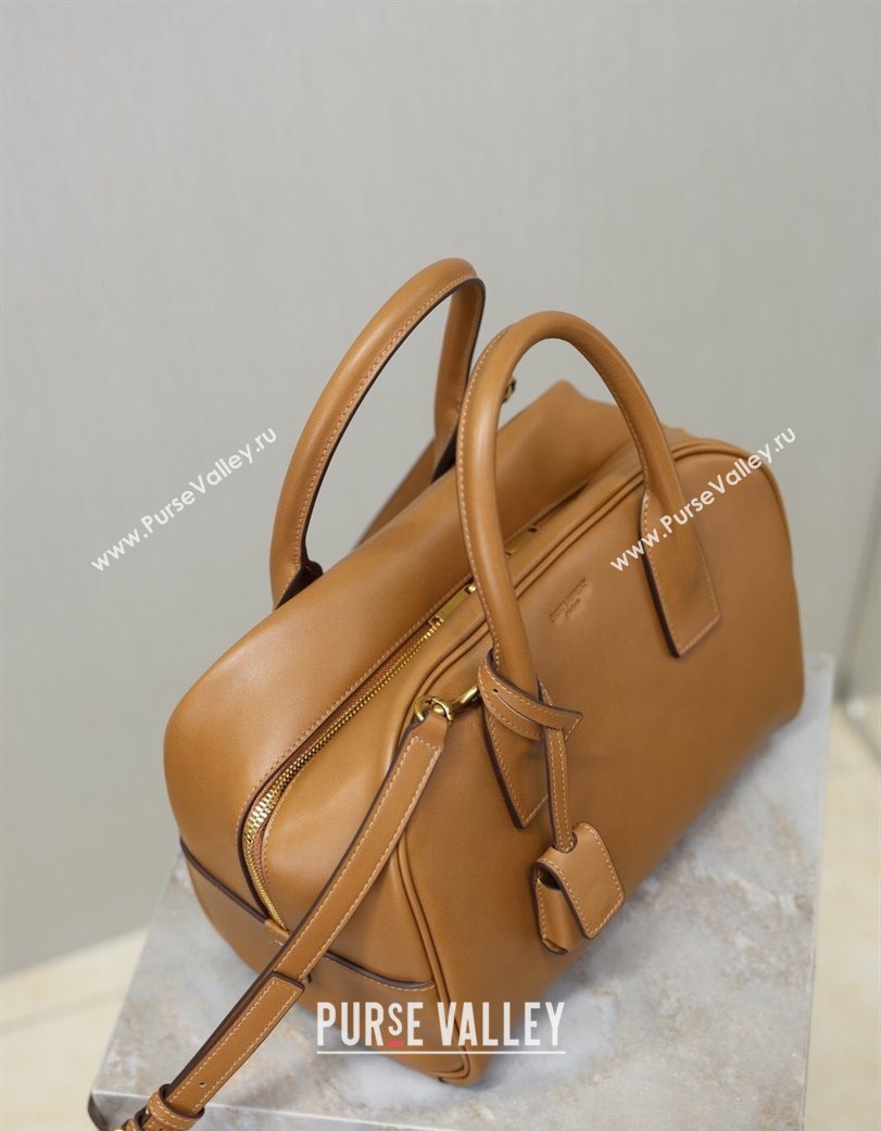 Saint Laurent SAC DE JOUR Boston Bag in Smooth Leather Brown 2026 851694 (YY-260119055)