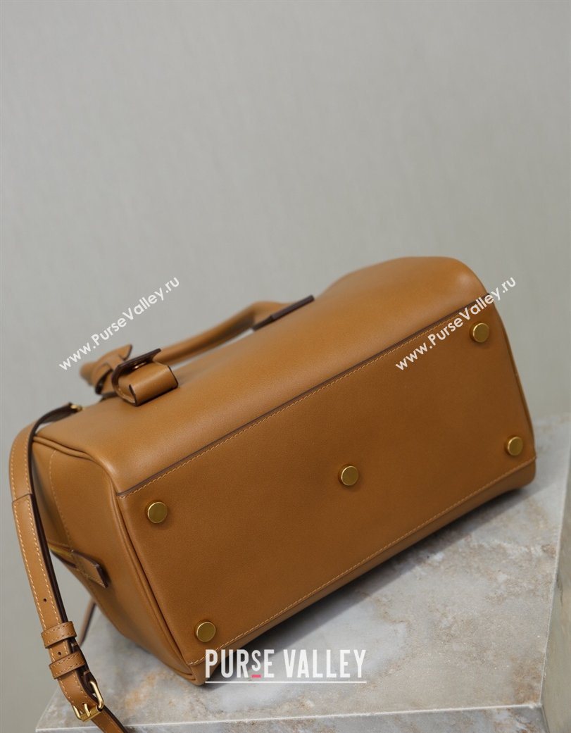 Saint Laurent SAC DE JOUR Boston Bag in Smooth Leather Brown 2026 851694 (YY-260119055)