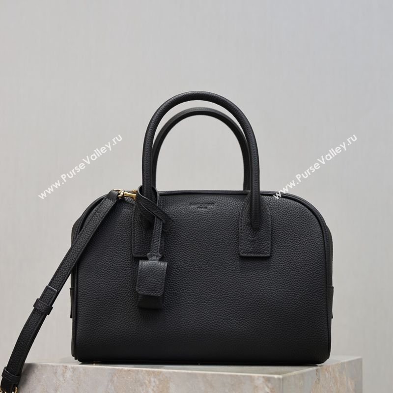Saint Laurent SAC DE JOUR Boston Bag in Grained Leather Black 2026 851694 (YY-260119057)