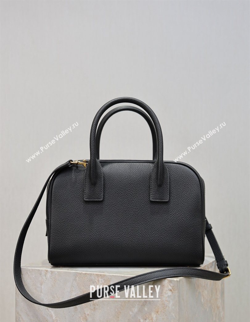 Saint Laurent SAC DE JOUR Boston Bag in Grained Leather Black 2026 851694 (YY-260119057)