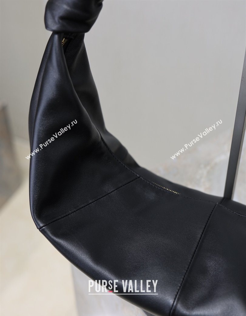 Saint Laurent Amalia Hobo Bag in Calfskin Leather Black 2026 862210 (YY-260119019)