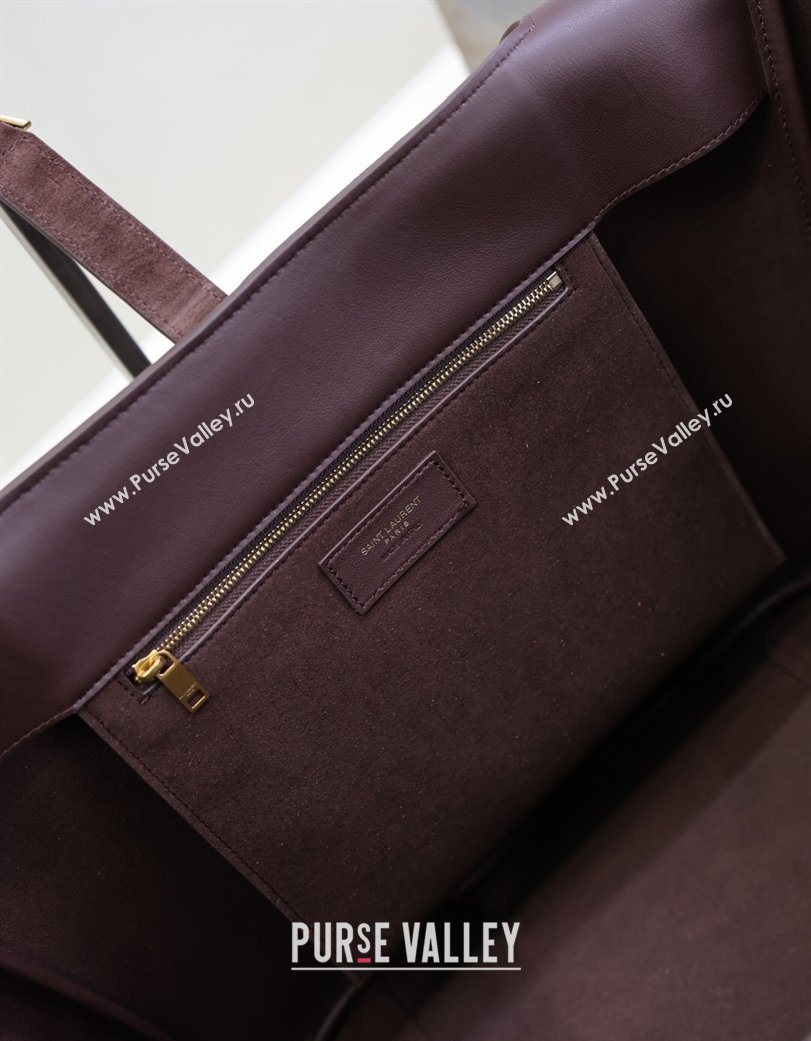 Saint Laurent Bea Tote Bag in Suede 763435 Coffee 2026 (YY-260119038)