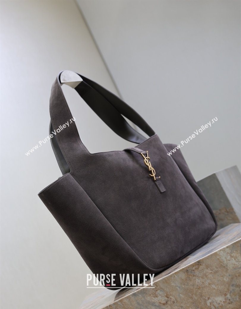 Saint Laurent Bea Tote Bag in Suede 763435 Grey 2026 (YY-260119041)