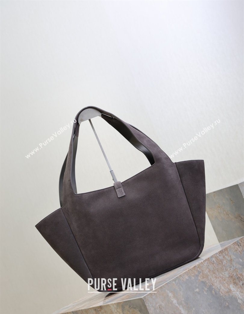 Saint Laurent Bea Tote Bag in Suede 763435 Grey 2026 (YY-260119041)