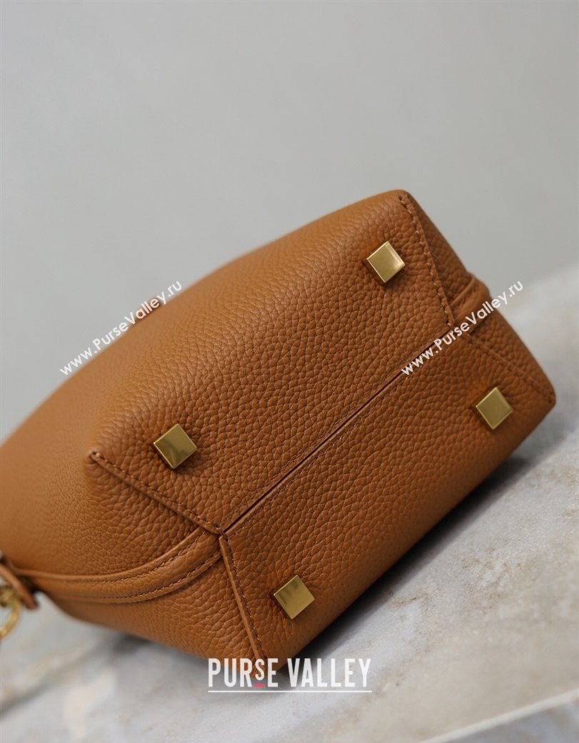 Saint Laurent LE 37 Mini Bucket Bag in Grained leather 765870 Clay Yellow 2026 (YY-260119072)