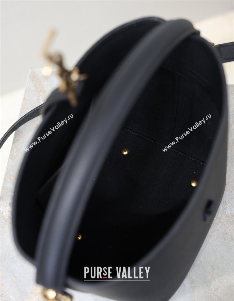 Saint Laurent LE 37 Small Bucket Bag in Grained leather 749036 Black 2026 (YY-260119073)