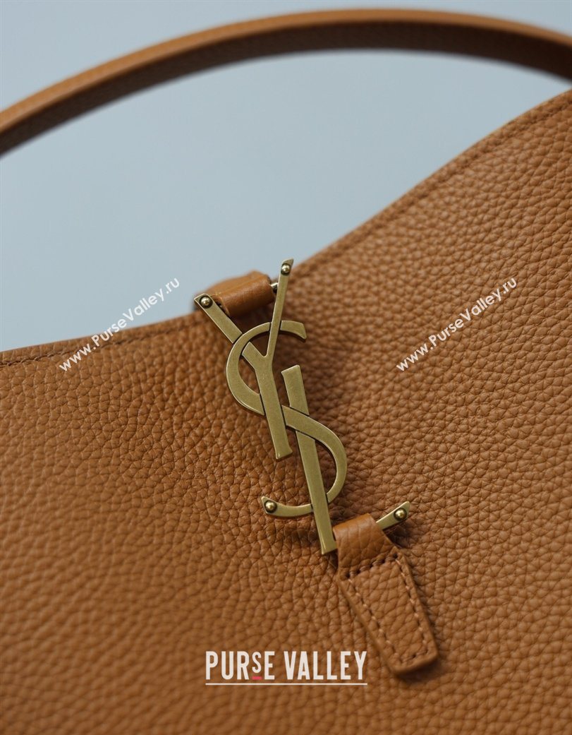 Saint Laurent LE 37 Small Bucket Bag in Grained leather 749036 Clay Yellow 2026 (YY-260119075)