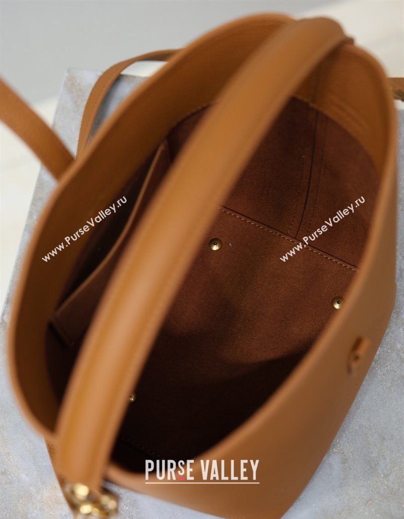 Saint Laurent LE 37 Small Bucket Bag in Grained leather 749036 Clay Yellow 2026 (YY-260119075)