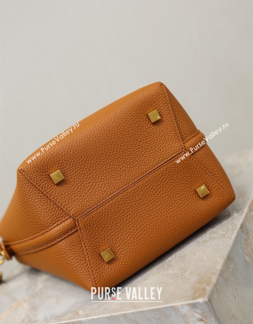 Saint Laurent LE 37 Small Bucket Bag in Grained leather 749036 Clay Yellow 2026 (YY-260119075)