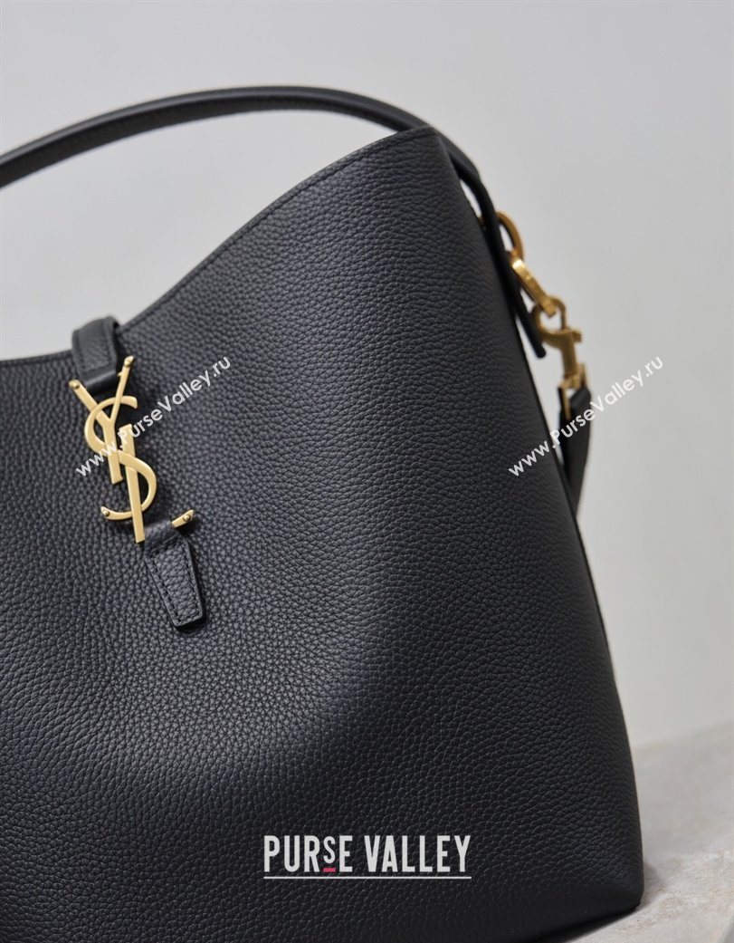 Saint Laurent LE 37 Bucket Bag in Grained leather 742828 Black 2026 (YY-260119076)