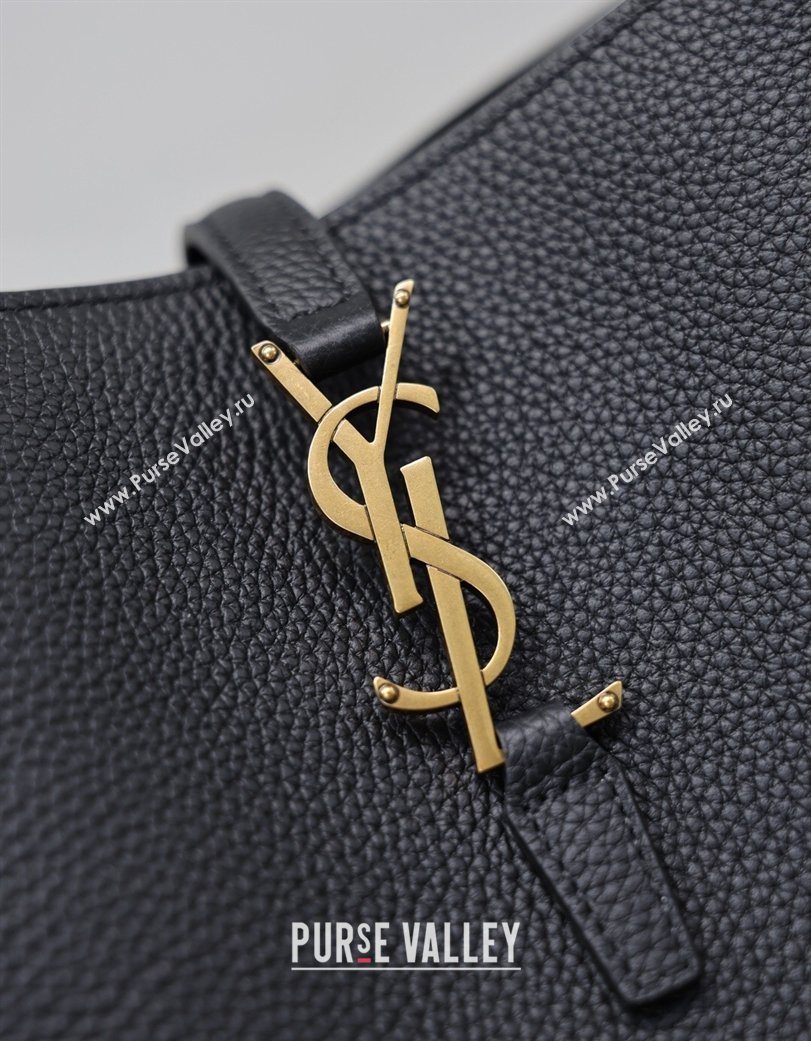 Saint Laurent LE 37 Bucket Bag in Grained leather 742828 Black 2026 (YY-260119076)