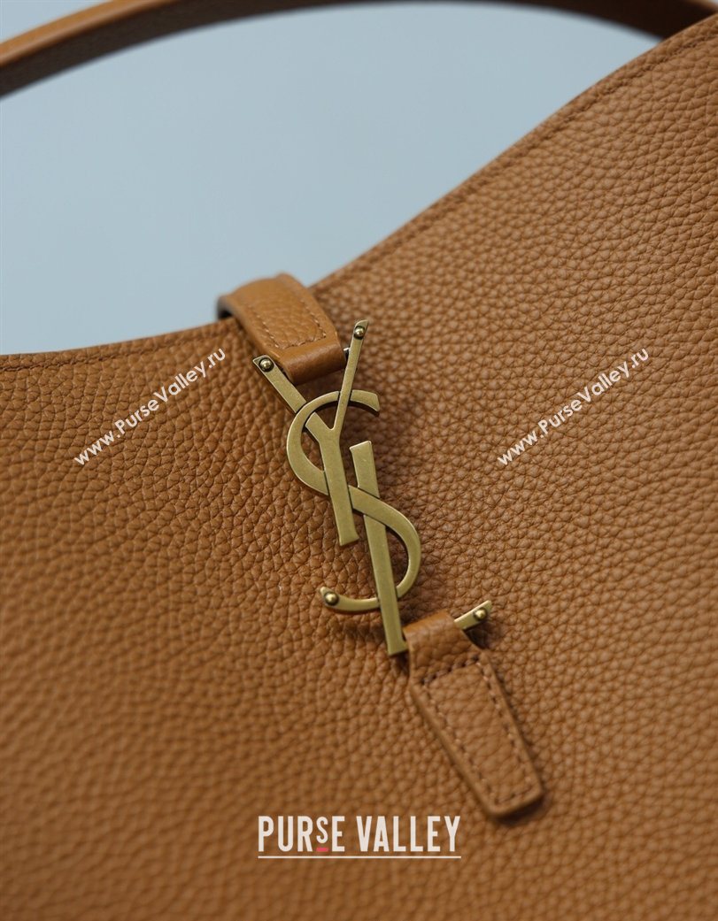 Saint Laurent LE 37 Bucket Bag in Grained leather 742828 Clay Yellow 2026 (YY-260119078)