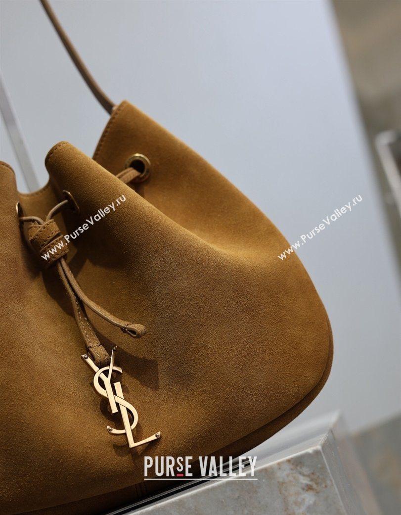 Saint Laurent Paris Vii Small Hobo Bag in Suede 796626 Clay 2025 (YY-260119097)