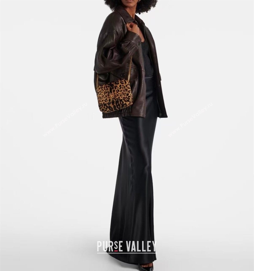Saint Laurent Kate Chain Bag in Leopard Print 2026 544116 (YY-260119049)