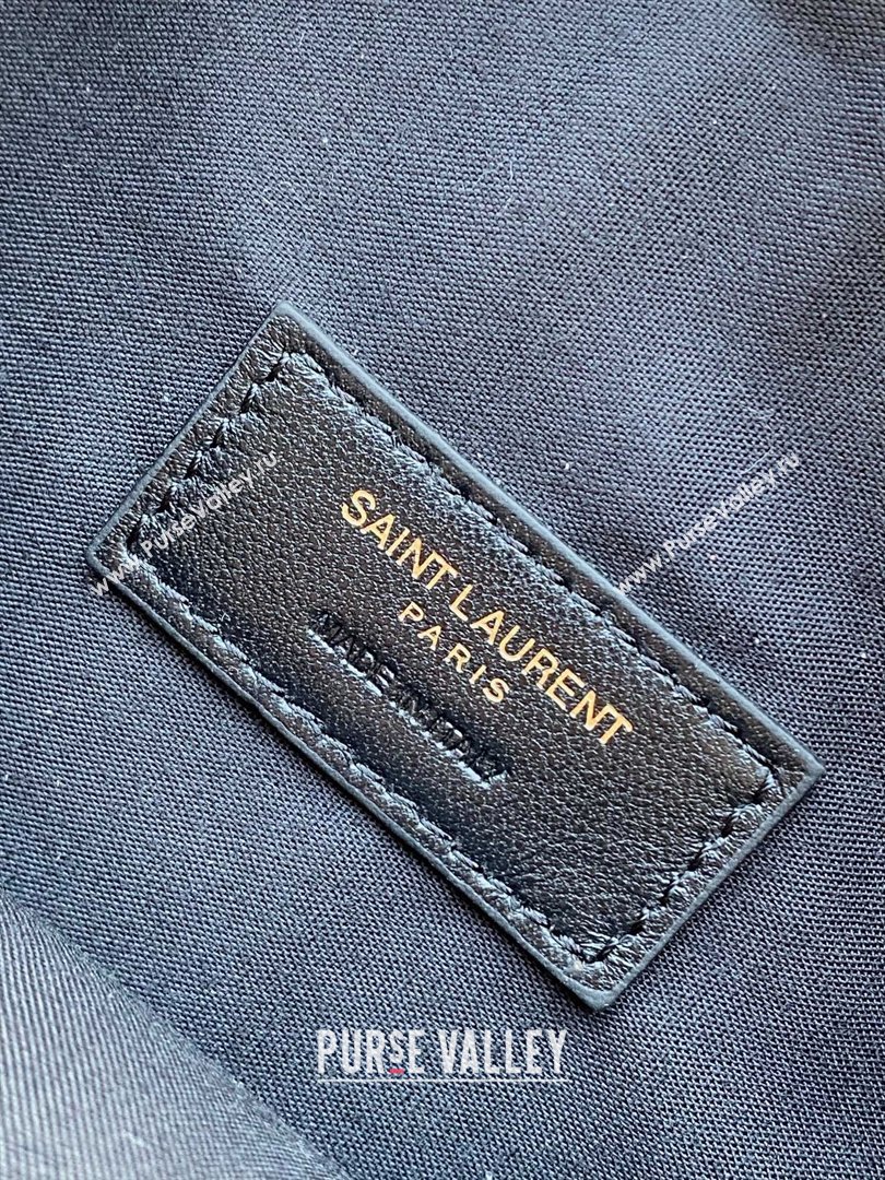 Saint Laurent Amalia Mini Hobo Bag in Calfskin Leather Caramel Brown 2026 862558 (YY-260119011)