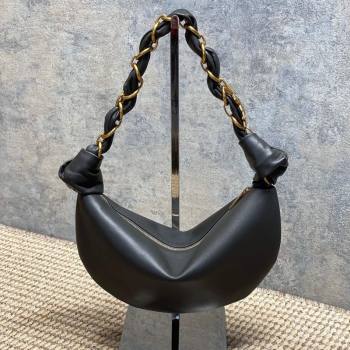 Saint Laurent Amalia Mini Hobo Bag in Calfskin Leather Grey 2026 862558 (YY-260119013)
