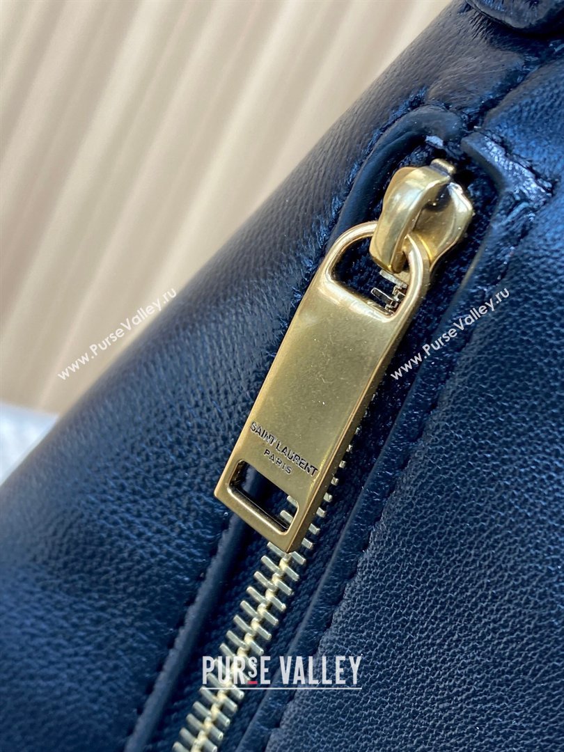 Saint Laurent Amalia Hobo Bag in Calfskin Leather Black 2026 862210 (YY-260119021)