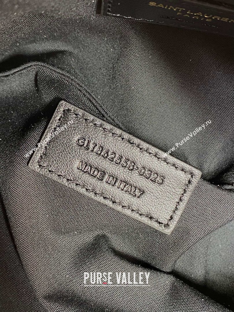 Saint Laurent Amalia Mini Hobo Bag in Suede Grey 2026 862558 (YY-260119007)