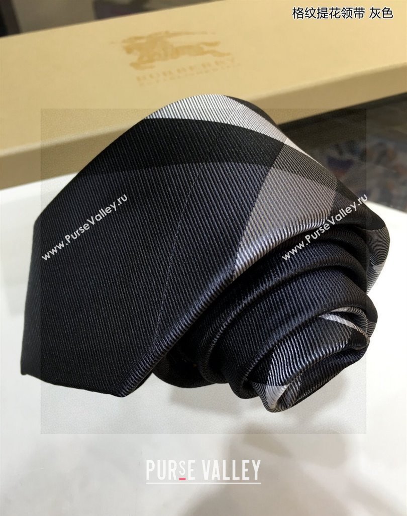 Burberry Silk Tie Grey 2024 0408 (A-240408036)