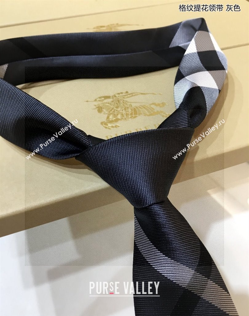 Burberry Silk Tie Grey 2024 0408 (A-240408036)
