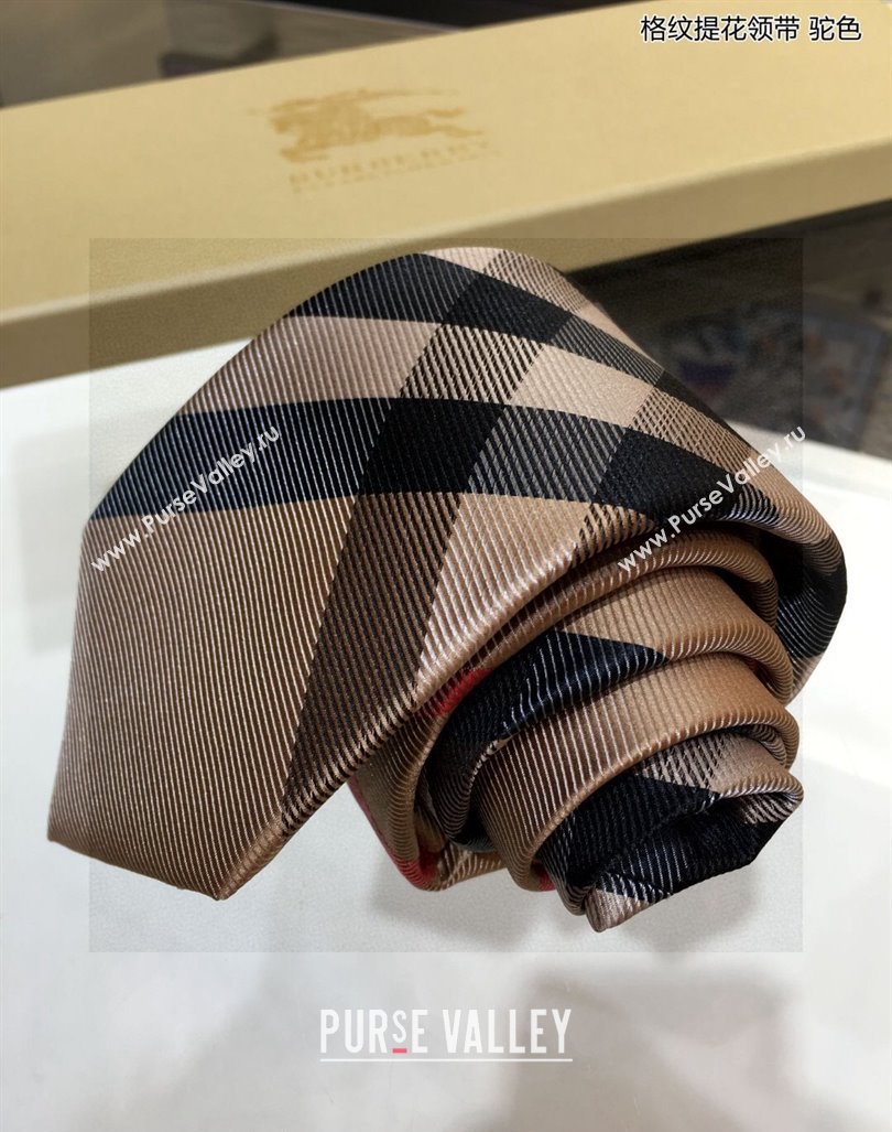 Burberry Silk Tie Camel 2024 0408 (A-240408037)