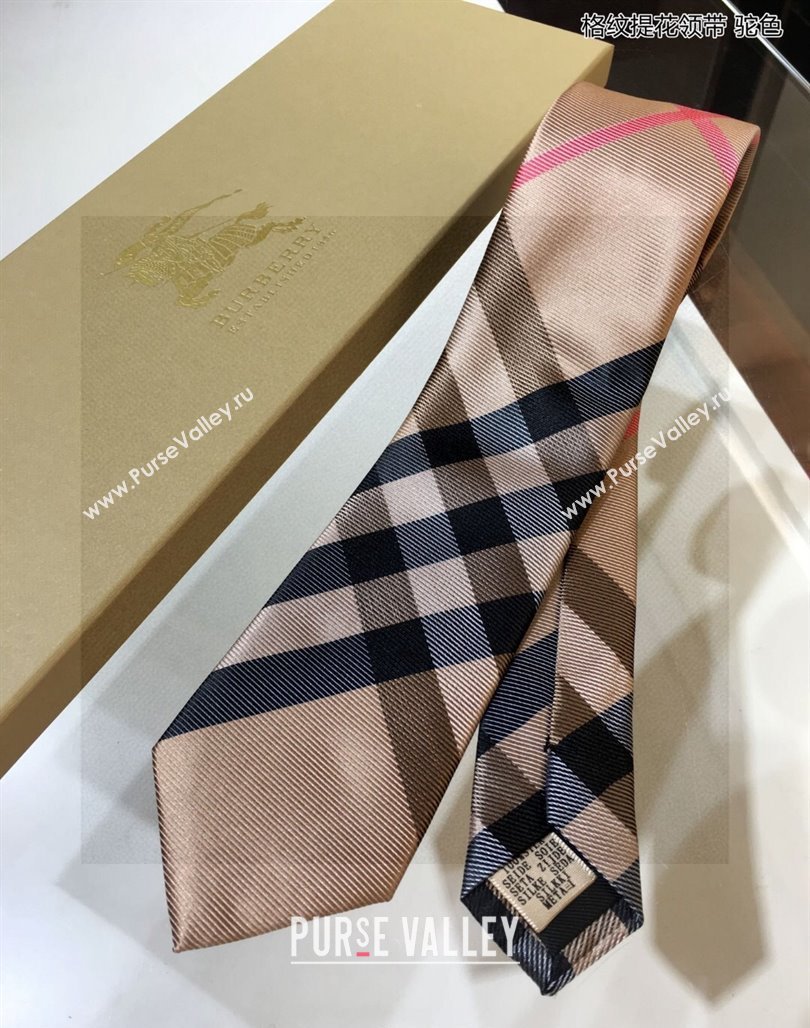 Burberry Silk Tie Camel 2024 0408 (A-240408037)