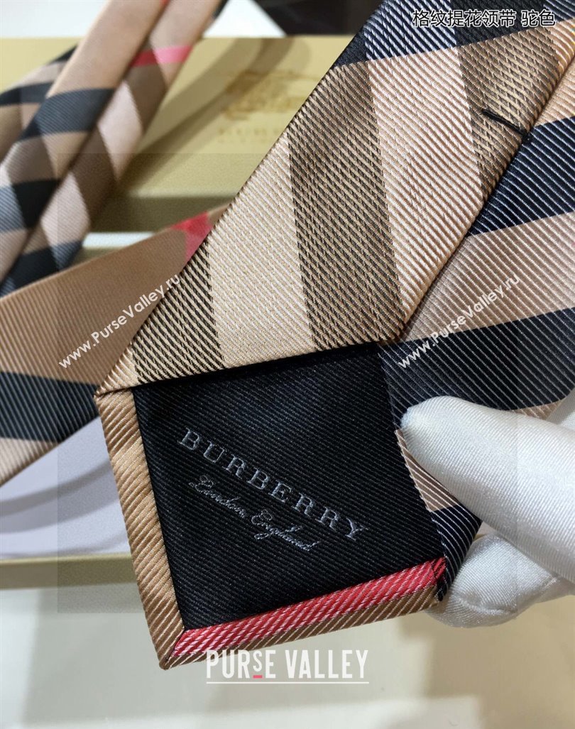 Burberry Silk Tie Camel 2024 0408 (A-240408037)