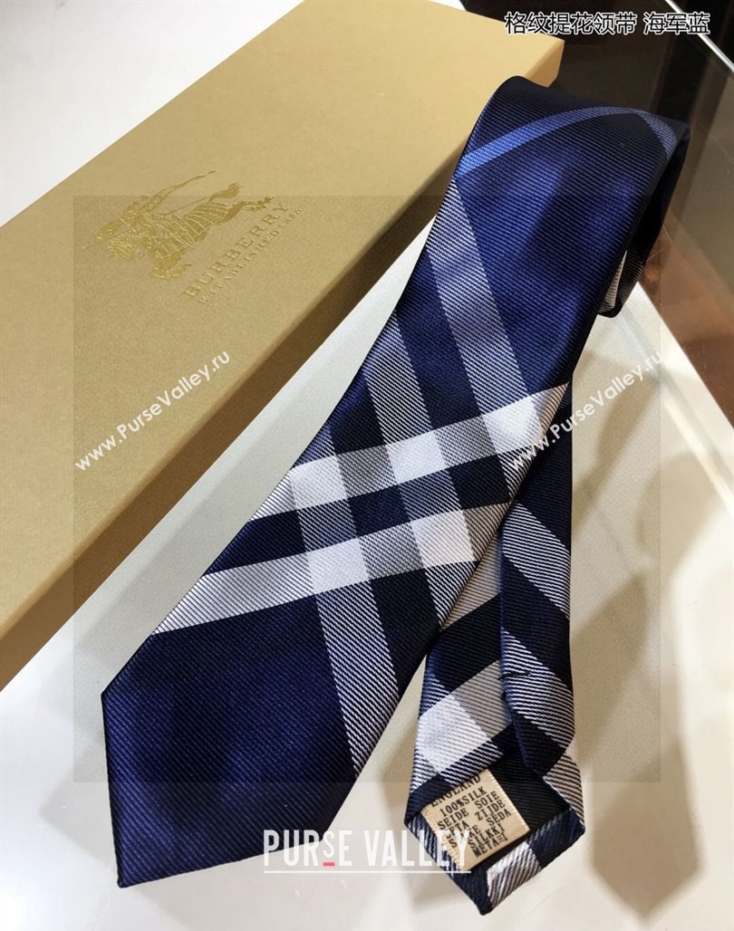 Burberry Silk Tie Blue 2024 0408 (A-240408038)