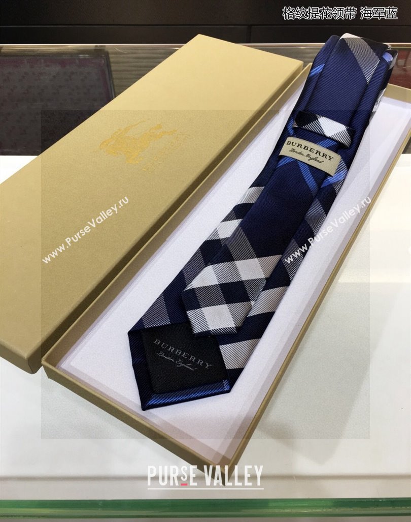 Burberry Silk Tie Blue 2024 0408 (A-240408038)