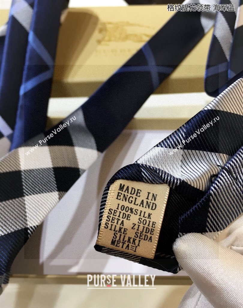 Burberry Silk Tie Blue 2024 0408 (A-240408038)