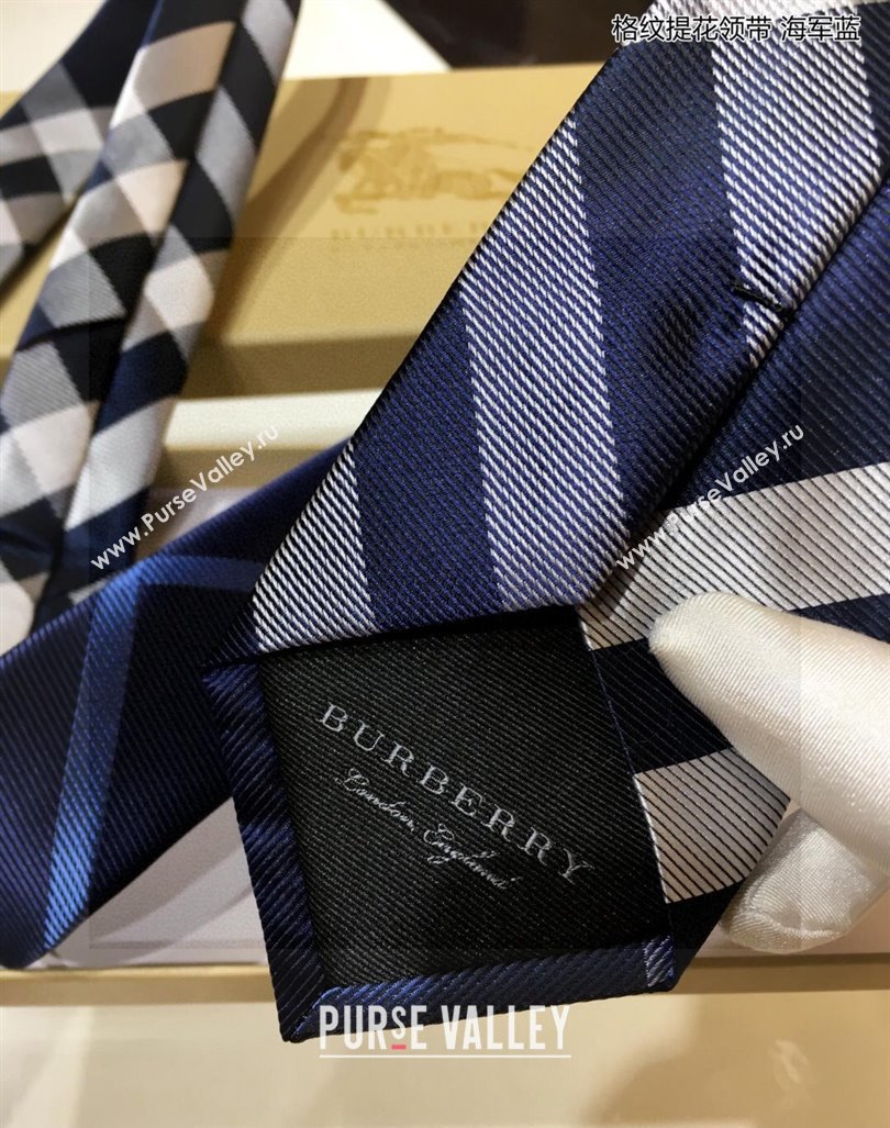Burberry Silk Tie Blue 2024 0408 (A-240408038)