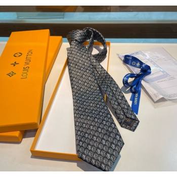 Louis Vuitton Vivienne Silk Tie Black 2024 0408 (A-240408040)