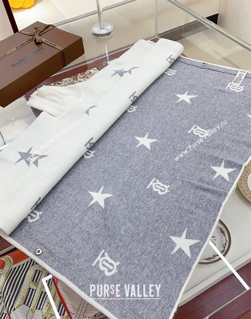 Burberry Childrens TB Star Cape White/Grey 2024 0408 (A-240408057)
