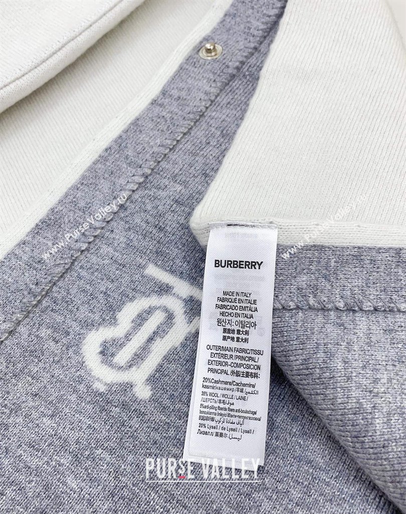 Burberry Childrens TB Star Cape White/Grey 2024 0408 (A-240408057)