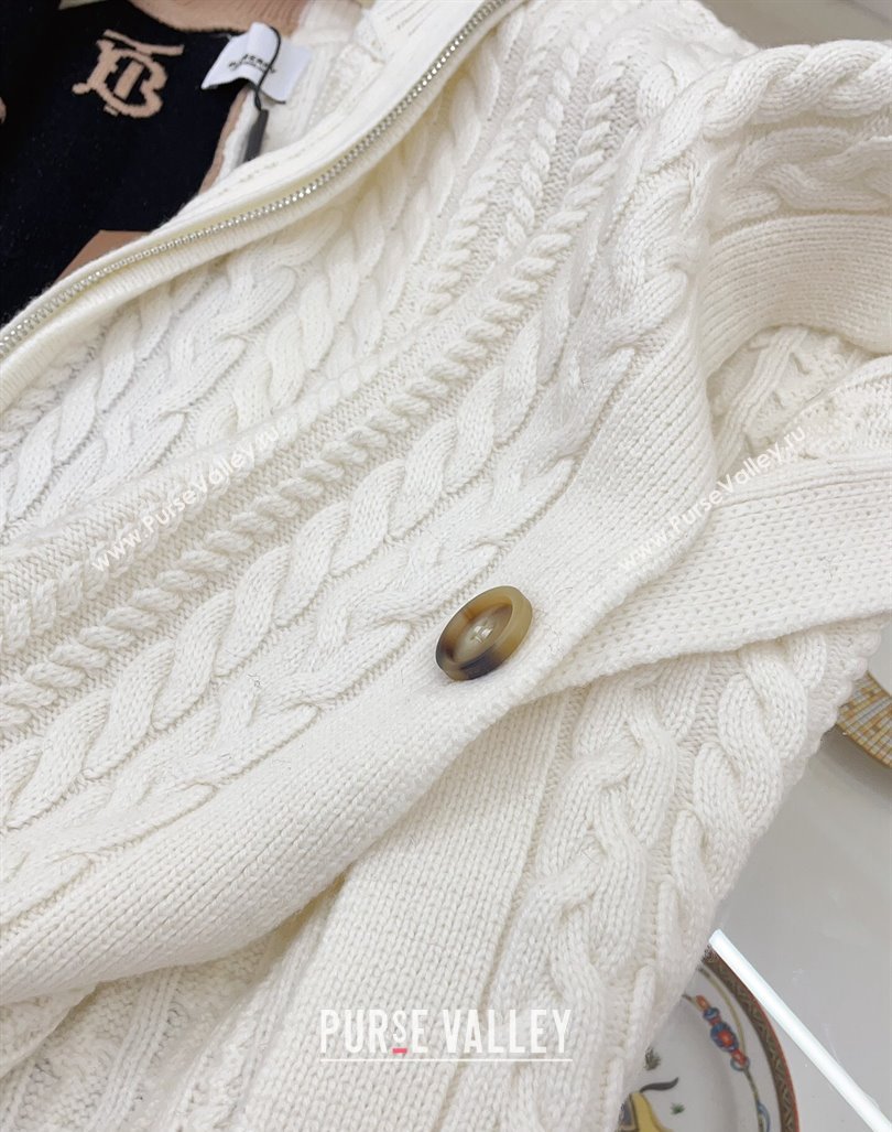 Burberry Childrens TB Star Cape White/Camel 2024 0408 (A-240408058)