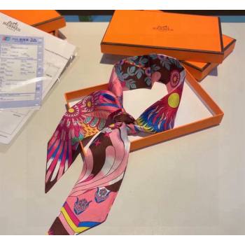 Hermes Silk Bandeau Scarf Pink 2024 040701 (A-240407034)