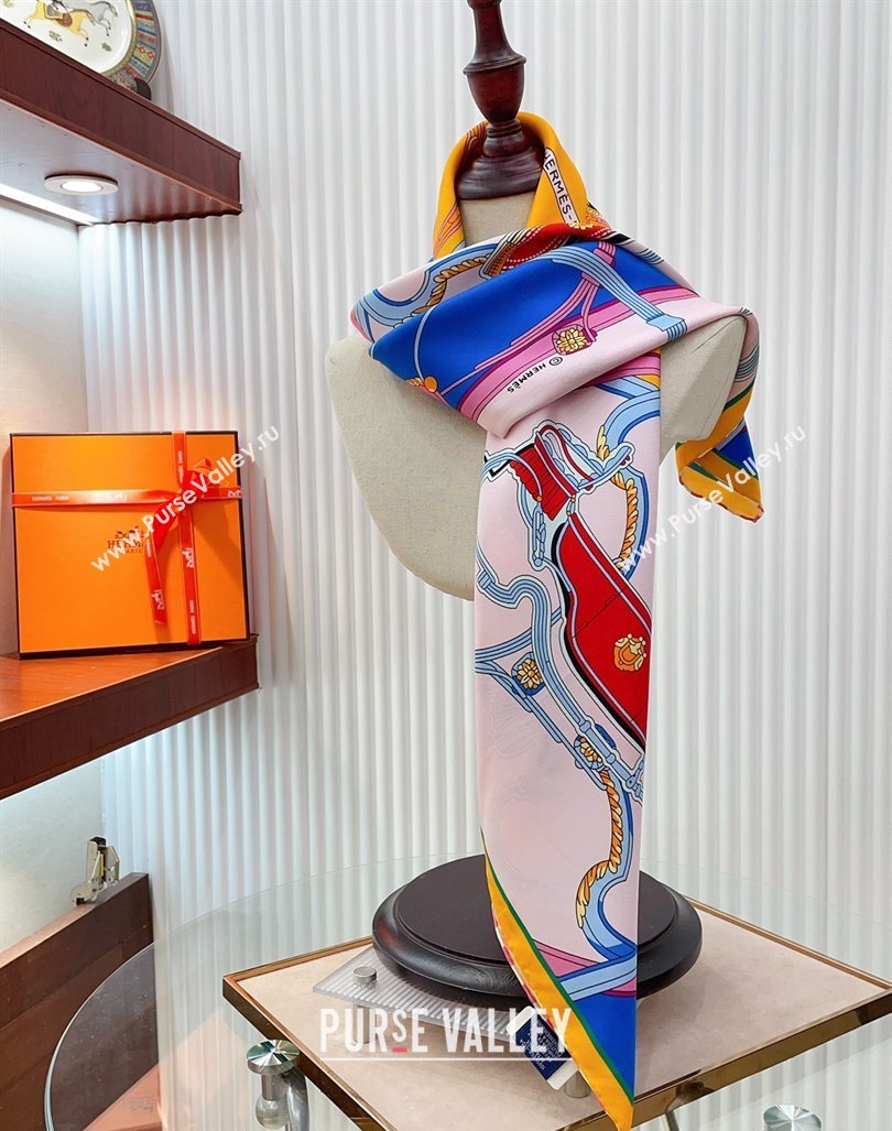 Hermes Springs Remix Sqaure Scarf 90x90cm Yellow 2024 (A-240407017)