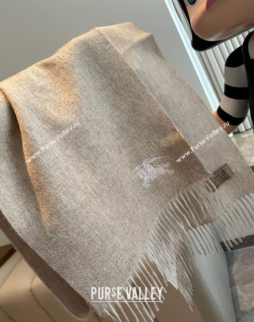 Burberry Logo Long Scarf 30x180cm Beige 2024 0912 (XMN-240912093)