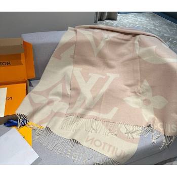 Louis Vuitton The Ultimate Cashmere Long Scarf 70x185cm Pink 2024 LV102102 (A-241021093)